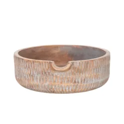 Storied Home Hand-Carved Mango Wood Bowl W/ Spout (Each One Will Vary) -Interio Store GUEST 0970c277 f288 403f be9a 0ff92c1da832