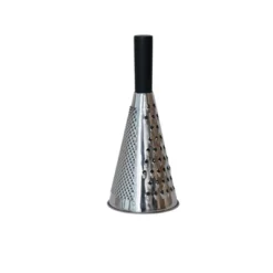 Storied Home Stainless Steel Cone Shaped Grater With Mango Wood Handle, Black 7 Storied Home Stainless Steel Cone Shaped Grater With Mango Wood Handle, Black -Interio Store GUEST 0c282a34 1c22 465c b1ea b2eb3e8a0218