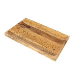 Storied Home Mango Wood Cheese And Serving Board With Laser Etched Charcuterie Spread, Natural -Interio Store GUEST 0cb0d5be a116 40a3 9e59 7f8e39e8d857