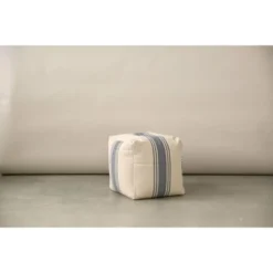 Storied Home Striped Square Canvas Pouf Blue: Cotton Upholstery, Adult Use, No Assembly Required 11 Storied Home Striped Square Canvas Pouf Blue: Cotton Upholstery, Adult Use, No Assembly Required -Interio Store GUEST 0e4fa6a4 a345 4073 9997 6a9f30c9fcea