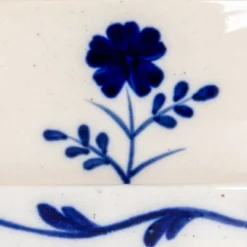 Storied Home Hand-Painted Stoneware Butter Dish With Flower, Blue And White 11 Storied Home Hand-Painted Stoneware Butter Dish With Flower, Blue And White -Interio Store GUEST 12e7a31d e2f9 4f94 9113 3d23349dc8b8