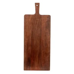 Storied Home Mango Wood Cheese/Cutting Board With Handle, Walnut Finish 10 Storied Home Mango Wood Cheese/Cutting Board With Handle, Walnut Finish -Interio Store GUEST 143f2f00 f3ca 470f 802d 2d169cbe3f3e