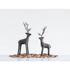 Storied Home Cast Iron Standing Deer