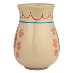 Storied Home Floral Stoneware Pitcher With Handle, Multicolor -Interio Store GUEST 1689f513 60b6 424e b75e 5e3fcd05c724