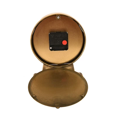 Storied Home Vintage Metal Mantel Clock 6 Storied Home Vintage Metal Mantel Clock - Image 4