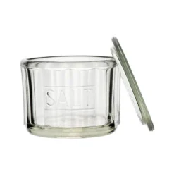 Storied Home Round Pressed Glass Salt Cellar 8 Storied Home Round Pressed Glass Salt Cellar -Interio Store GUEST 176f31eb 8301 4cf7 af45 eb0663d9482c