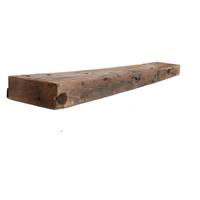 Storied Home Reclaimed Wood Floating Wall Shelf 6 Storied Home Reclaimed Wood Floating Wall Shelf - Image 4