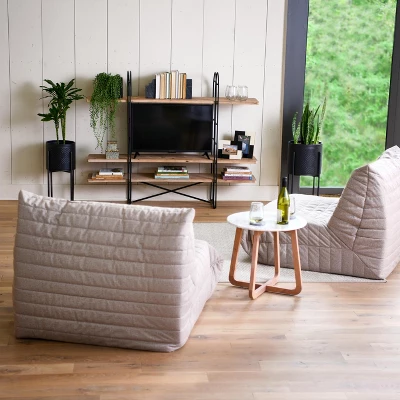 Eitri Wood And Metal Adjustable Shelving Unit 5 Eitri Wood And Metal Adjustable Shelving Unit - Image 3