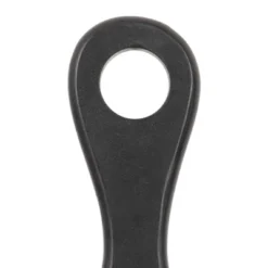 Storied Home Acacia Wood Cheese And Cutting Board With Round Opening On Handle, Black -Interio Store GUEST 1fd3ce92 08b9 49a8 a539 7f827e643120