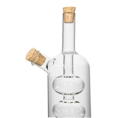 Storied Home Hand-Blown Glass Oil And Vinegar Cruet 4 Storied Home Hand-Blown Glass Oil And Vinegar Cruet - Image 2