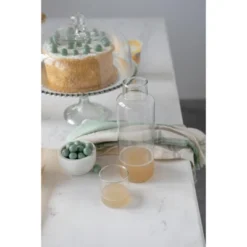 Storied Home White Marble Bowls (Set Of 4)