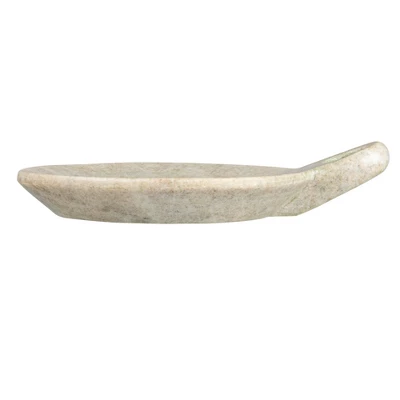 Storied Home Hand-Carved Marble Dish With Handle 7 Storied Home Hand-Carved Marble Dish With Handle - Image 5