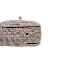 Storied Home Bankuan Rope Whale Box: Nautical Storage Basket With Lid, Bangkuan Grass, Coastal Decor 7 Storied Home Bankuan Rope Whale Box: Nautical Storage Basket With Lid, Bangkuan Grass, Coastal Decor -Interio Store GUEST 24dce867 921a 4ad1 8e47 723e6f56fd55