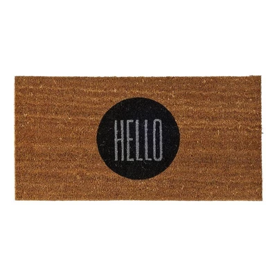 Coir Door Mat "Hello" - Storied Home 3 Coir Door Mat "Hello" - Storied Home
