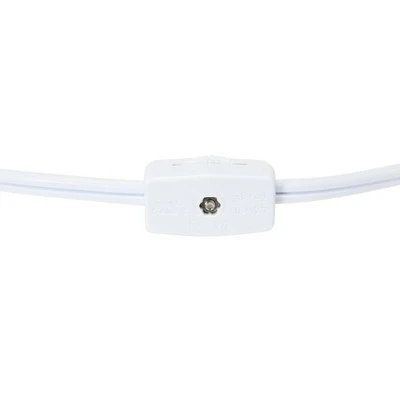 Storied Home Resin Rabbit Table Lamp With Rectangle Linen Shade, White And Sand 9 Storied Home Resin Rabbit Table Lamp With Rectangle Linen Shade, White And Sand - Image 7