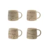 Storied Home 4-Piece Stoneware Mug With Holiday Saying, Cream -Interio Store GUEST 2d6bdb8d c1cf 4ff4 a7e8 5458fb191737