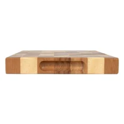 Storied Home Suar Wood End Grain Rectangle Cheese And Cutting Board, Natural 12 Storied Home Suar Wood End Grain Rectangle Cheese And Cutting Board, Natural -Interio Store GUEST 2f1ff0f6 4d04 440f bb1d 1ae12d32e3d2