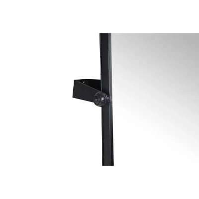 Metal Framed Pivoting Wall Mirror Black - Storied Home 7 Metal Framed Pivoting Wall Mirror Black - Storied Home - Image 5