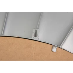 23.5" X 31" Oval Mirror With Scalloped Metal Frame Distressed Black - 3R Studios -Interio Store GUEST 36b7a9e7 1925 49de a2d7 ee48b2a95adc