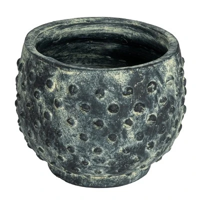 Storied Home Distressed Terra Cotta Hobnail Planter 8 Storied Home Distressed Terra Cotta Hobnail Planter - Image 6