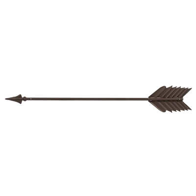 27.5" Metal Arrow Wall Décor Distressed Rust Finish - 3R Studios 8 27.5" Metal Arrow Wall Décor Distressed Rust Finish - 3R Studios - Image 6