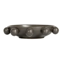 Storied Home 9.75 Inches Stoneware Bowl With Orbs And Reactive Glaze -Interio Store GUEST 38d4df35 60c9 4785 9af6 260e5297d47f