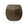 Storied Home Stoneware Planter, Brown And Caramel Reactive Glaze 1 Storied Home Stoneware Planter, Brown And Caramel Reactive Glaze -Interio Store GUEST 4117f4eb f290 4aae 8f4b 6433ff5d0110