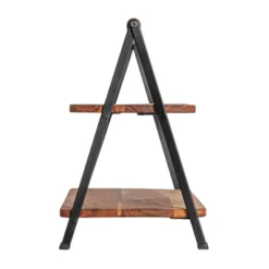 Storied Home Acacia Wood 2-tier Serving Stand 14 Storied Home Acacia Wood 2-tier Serving Stand -Interio Store GUEST 455e8205 1b4b 4c83 abdf ac3b868bda99