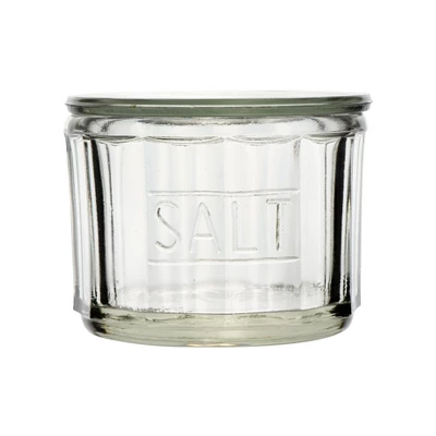 Storied Home Round Pressed Glass Salt Cellar 6 Storied Home Round Pressed Glass Salt Cellar - Image 4