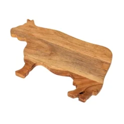 Storied Home Acacia Wood Cow Shaped Cheese/Cutting Board, Natural 11 Storied Home Acacia Wood Cow Shaped Cheese/Cutting Board, Natural -Interio Store GUEST 47bf7d88 3a95 4e3f a084 33ebc85146a0