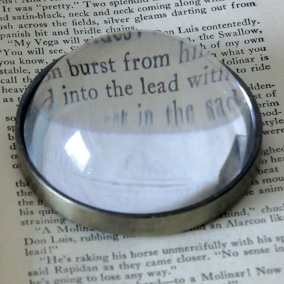 Storied Home Round Paperweight Magnifying Glass 4 Storied Home Round Paperweight Magnifying Glass - Image 2