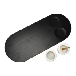 Storied Home Elegant Mango Wood Tray With 2-Piece Marble Bowls And A Gold Finish Stainless Steel Spoon, Multicolor 11 Storied Home Elegant Mango Wood Tray With 2-Piece Marble Bowls And A Gold Finish Stainless Steel Spoon, Multicolor -Interio Store GUEST 48f93194 c42c 43cf 84e0 23038fd0970d