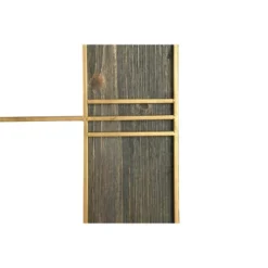 30" Square Wood Finish And Trim Wall Clock Gold - Storied Home -Interio Store GUEST 491530ea 492b 44a2 9090 da295b84103c