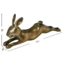 Storied Home Decorative Embossed Aluminum Rabbit, Antique Brass -Interio Store GUEST 4b33a178 8ba8 468e 83ca d6af06481ff9