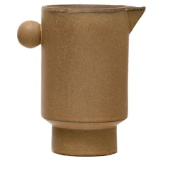 Storied Home Storied Home Modern Small Stoneware Pitcher Or Vase -Interio Store GUEST 4c037c10 24b5 467c a518 67032d4801dc