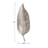 Storied Home Aluminum Leaf Shaped Tray, Silver Finish -Interio Store GUEST 4c87abb9 e19a 41a9 89f6 6872a06aac5c