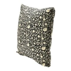 Storied Home Vintage Inspired Floral Block Pattern Square Cotton Decorative Throw Pillow, Black & White 9 Storied Home Vintage Inspired Floral Block Pattern Square Cotton Decorative Throw Pillow, Black & White -Interio Store GUEST 4e7b527f 8f08 4a8e ab91 3ca5b319ffbe