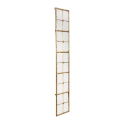 13.5" X 65" Metal Framed Wall Mirror Gold Finish - 3R Studios -Interio Store GUEST 4f77607a 61e0 4321 8322 ebdd9cf66aff