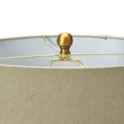 Textured Striped Ceramic Table Lamp With Linen Shade (Includes LED Light Bulb) Black/White/Gray - Storied Home 12 Textured Striped Ceramic Table Lamp With Linen Shade (Includes LED Light Bulb) Black/White/Gray - Storied Home -Interio Store GUEST 51e7e917 5dbf 4419 a816 3b3a45f4e303