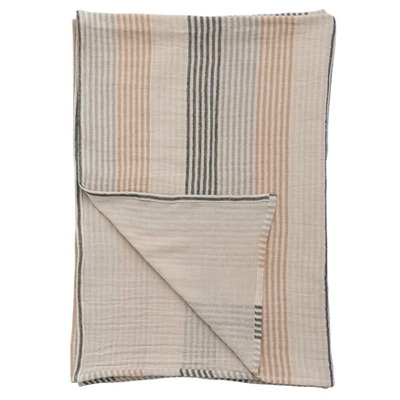 Storied Home Woven Cotton Double Cloth Yarn Dyed Tablecloth, Multicolor 6 Storied Home Woven Cotton Double Cloth Yarn Dyed Tablecloth, Multicolor - Image 4