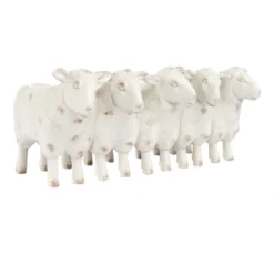 Storied Home Farmhouse Resin Sheep Planter, White -Interio Store GUEST 5669a451 c909 4b74 bafe 692073cfc8a8