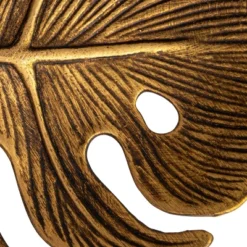 Storied Home Antique Monstera Leaf Elegance, Gold -Interio Store GUEST 5a52f8b6 dbd8 4130 96b2 ed85d61e6ed4