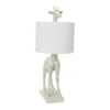 Resin Giraffe Table Lamp White - Storied Home
