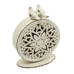 Storied Home Vintage Pewter Mantel Clock With Birds 16 Storied Home Vintage Pewter Mantel Clock With Birds -Interio Store GUEST 612a196f cc6a 4497 a8bd e9e3825b5c5b