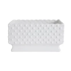 Ceramic Hobnail Planter - White - Storied Home