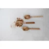 Storied Home Mango Wood Spoons With Bamboo And Leather Wrapped Handles, Set Of 3 In Printed Drawstring Bag 2 Storied Home Mango Wood Spoons With Bamboo And Leather Wrapped Handles, Set Of 3 In Printed Drawstring Bag -Interio Store GUEST 6287da34 941a 4287 9fda 70f242e4274b