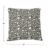 Storied Home Vintage Inspired Floral Block Pattern Square Cotton Decorative Throw Pillow, Black & White 2 Storied Home Vintage Inspired Floral Block Pattern Square Cotton Decorative Throw Pillow, Black & White -Interio Store GUEST 629957f6 56f7 439a a1eb 89c89a7206c8