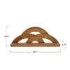 Storied Home MDF And Wood Wall Shelf With Arches, Natural 2 Storied Home MDF And Wood Wall Shelf With Arches, Natural -Interio Store GUEST 638b65e4 7f7c 4fa0 b167 5de49fc9d5a4