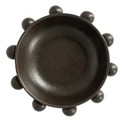 Storied Home 9.75 Inches Stoneware Bowl With Orbs And Reactive Glaze -Interio Store GUEST 66a123ac c2d6 45c1 ac8a ed612fc11907