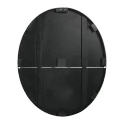 29" Oval Distressed Wood Wall Clock Gray - Storied Home 12 29" Oval Distressed Wood Wall Clock Gray - Storied Home -Interio Store GUEST 6785055e ceb5 420a a1cb 58a3c4540b9f